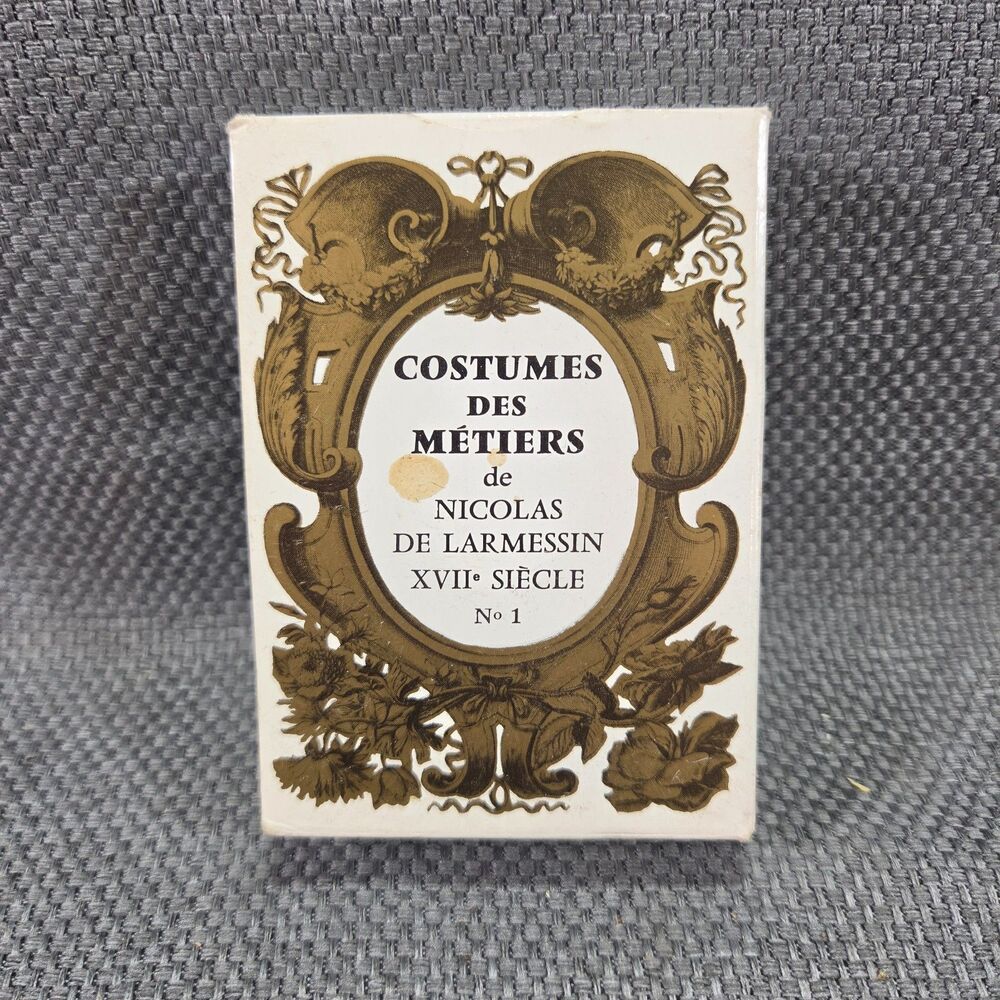 VTG French Costumes des Métiers Playing Cards Nicolas de Larmessin Siècle Deck